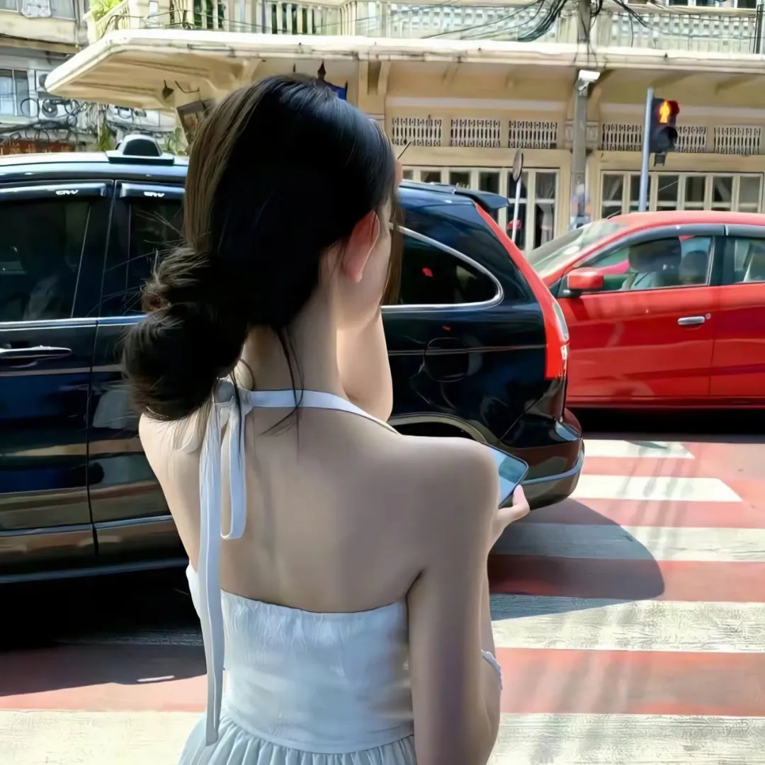 抽象画中的越南少女2